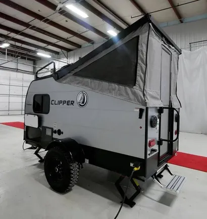 Coachmen Clipper tiny semi pop-up trailer