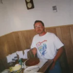 A younger man - me - with hair with colour.